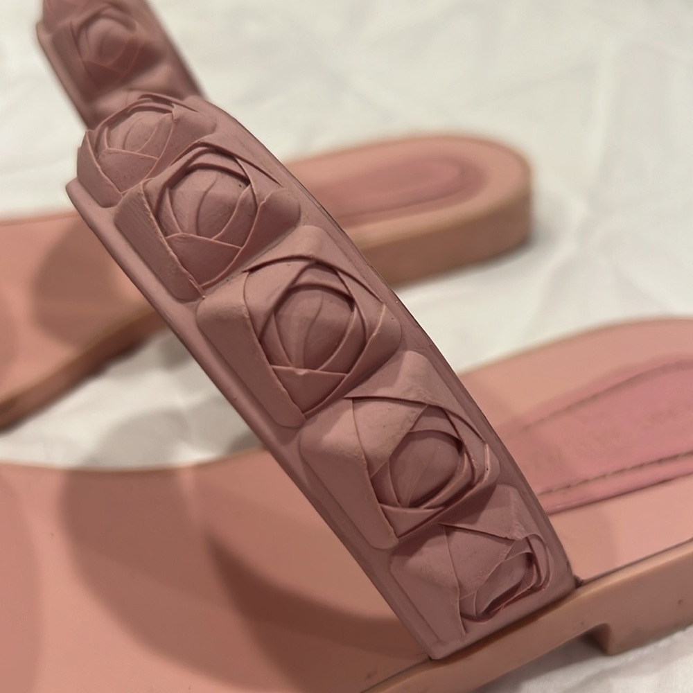 Stuart Weitzman Pink Rosita Slide Flatform Sandal - image 5